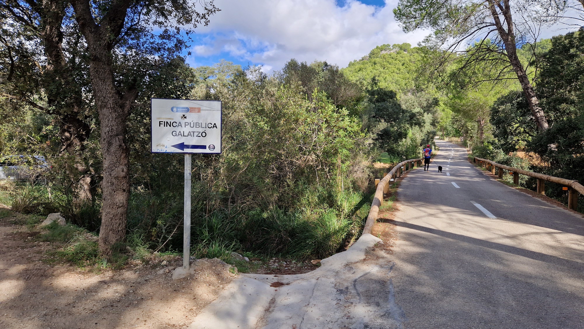 Carretera de Es Capdellà a Galilea