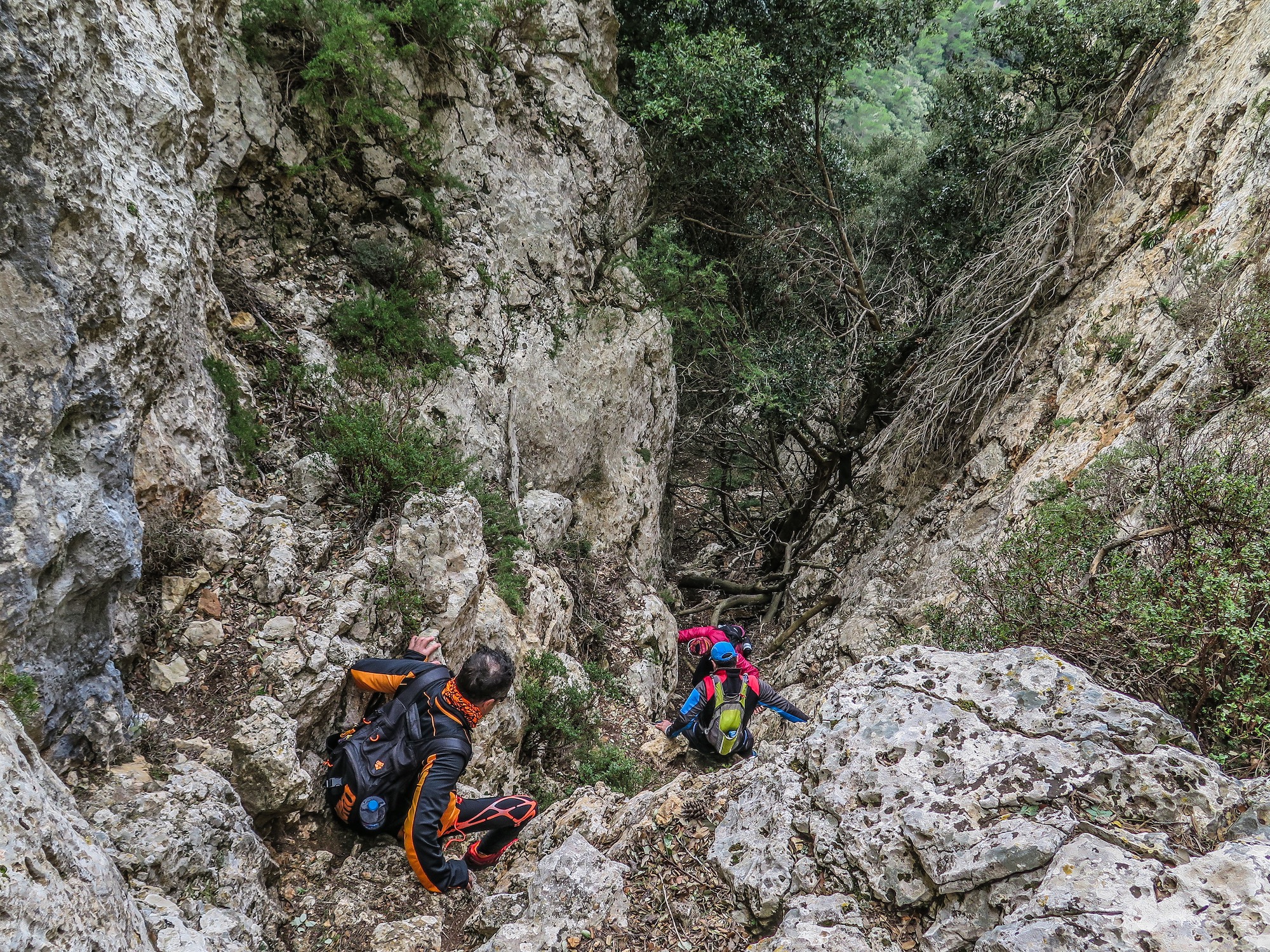 Puntals de Planicia por el Pas de s'Encletxa y Pas de sa Biga