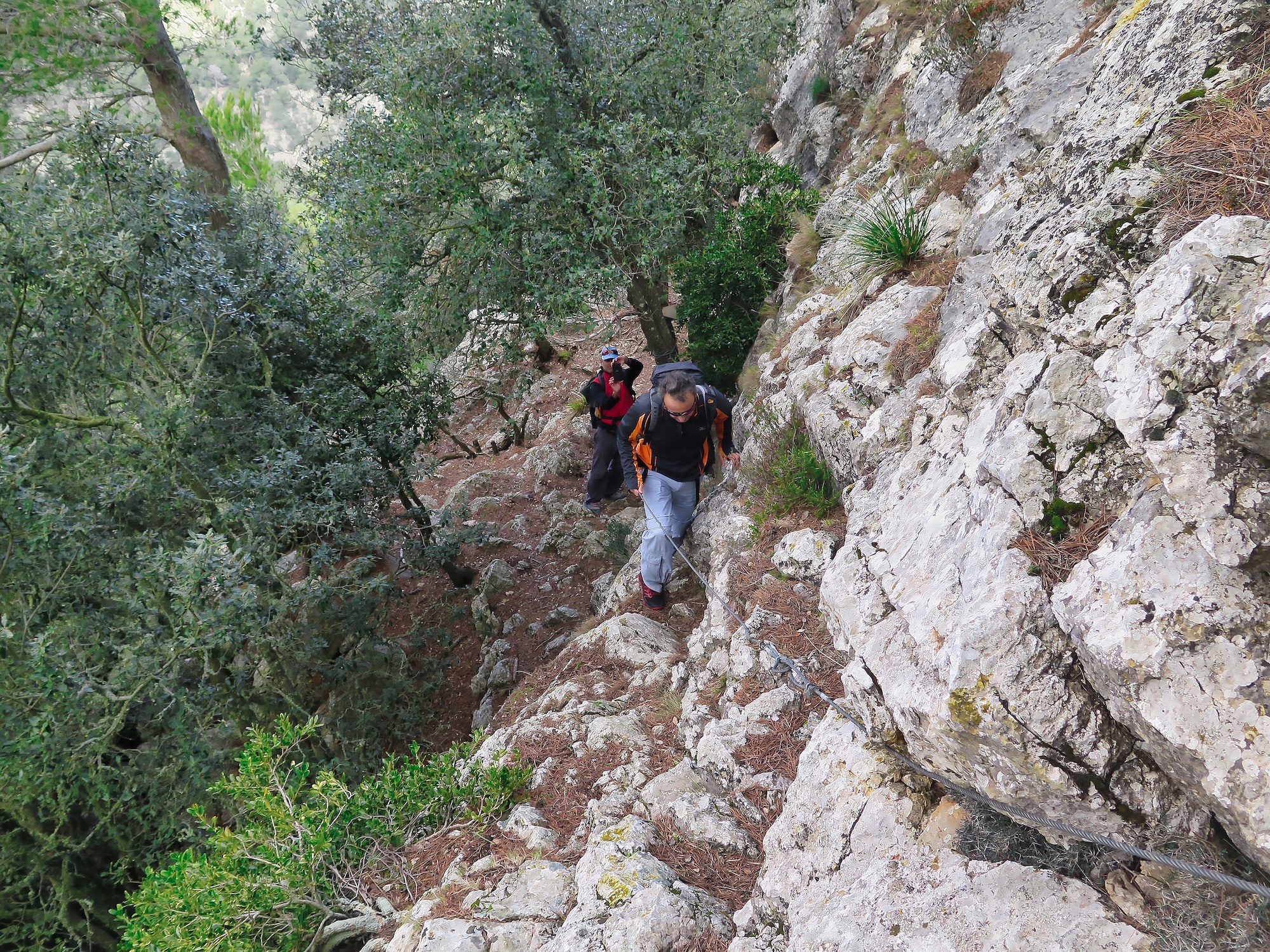 Vuelta por el Coll de Sóller (Pas de'n Topa, Pas des Porcs i Pas Morisc)